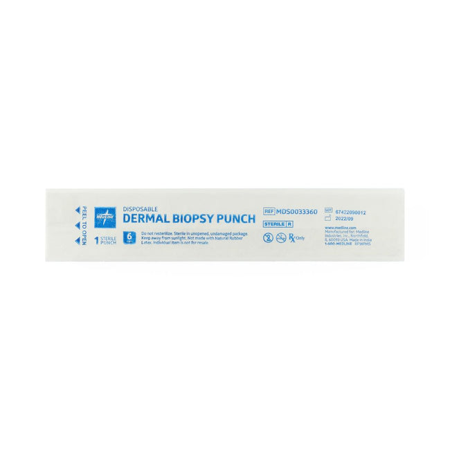 Medline Sterile Biopsy Punch Diameter 6 mm
