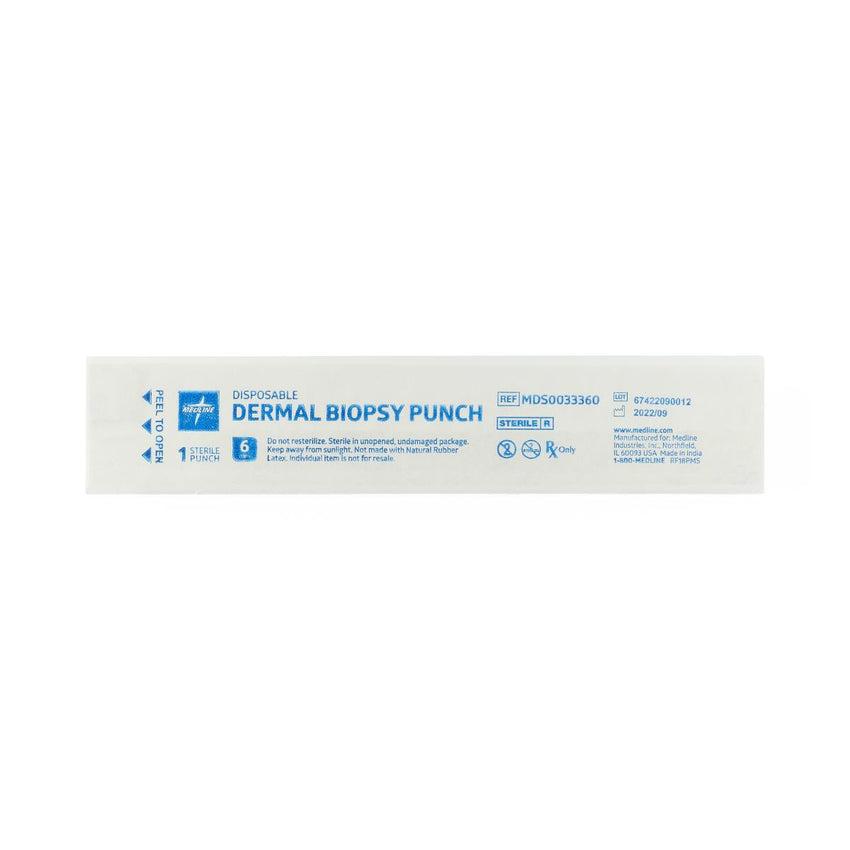 Medline Sterile Biopsy Punch Diameter 6 mm