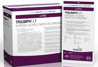 Triumph LT Sterile Powder-Free Latex Surgical Glove Beige 6.5