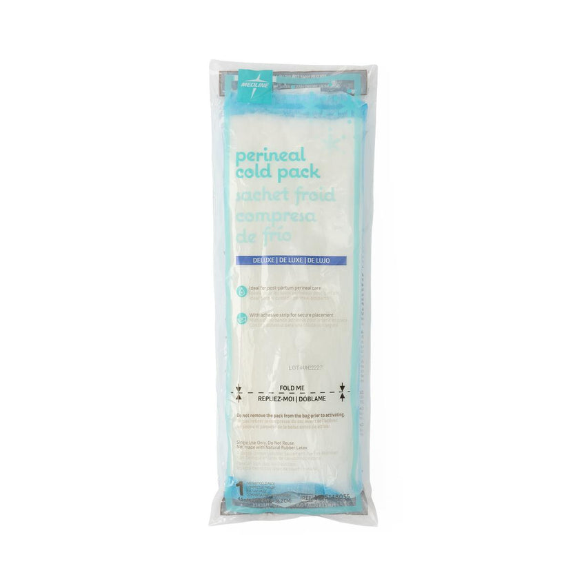 Medline Deluxe Straight Perineal Cold Pack / Pad 4.5" x 14.25"