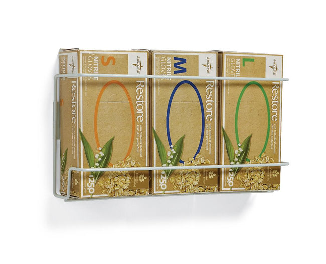 Medline Metal Wire Glove Box Holder 3 Boxes - Horizontal or Vertical