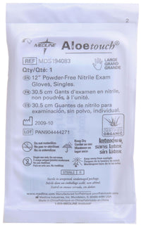 AloeTouch Sterile Powder-Free Nitrile Exam Glove Extended Cuff 12" Green - Large