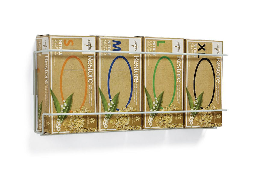 Medline Metal Wire Glove Box Holder 4 Boxes - Horizontal or Vertical