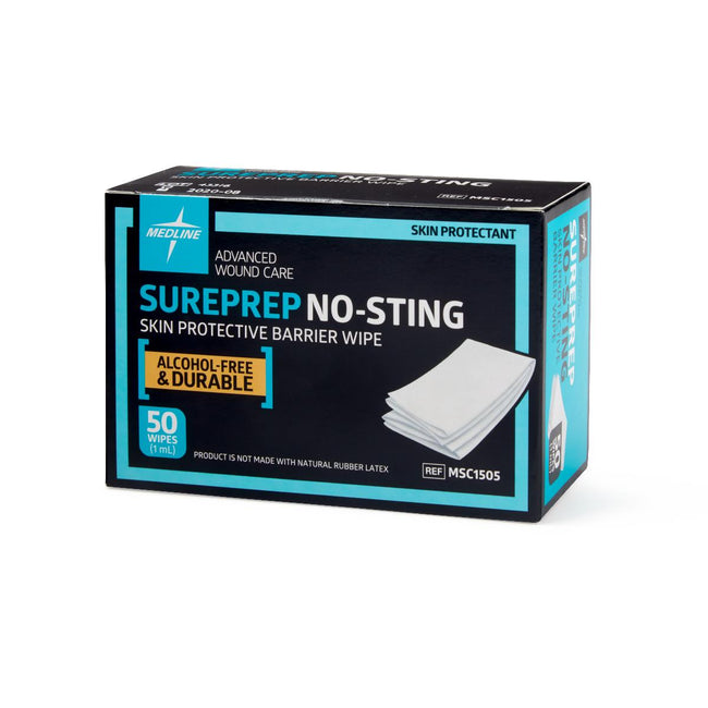 Medline SurePrep No-Sting Skin Protectant 1 mL Wipes