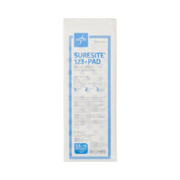 Medline Suresite 123+ Pad Transparent Film Dressing with Absorbent Pad 8.9 cm x 25.4 cm