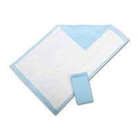 Medline Protection Plus Single-Use Underpad - 23" x 36" Blue Moderate Absorbency
