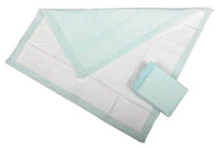 Medline Single-Use Fluff and Polymer Underpad -  30" x 36" Green Deluxe