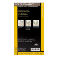 Medline Bordered Gauze Adhesive Island Wound Dressing 7.5 x 15 cm with 4 x 10 cm Pad