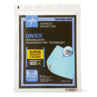 Medline Qwick Non-Adhesive Superabsorbent Wound Dressing 6" x 8"