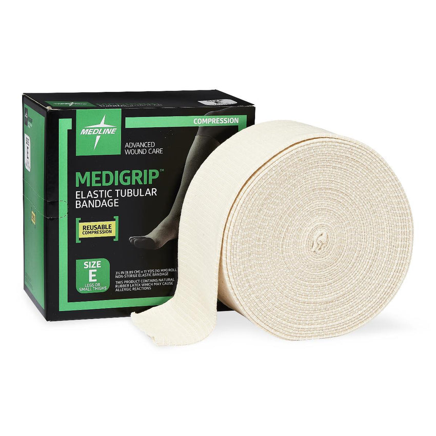 Medigrip Elastic Tubular Bandage Size E 8.75 cm x 10 m with Latex