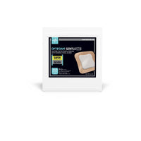 Medline Optifoam Gentle Ag+ Silicone-Faced Foam Dressing 4" x 4"