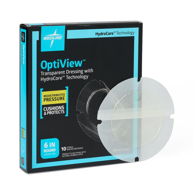 Medline OptiView HydroCore Dressing 6" x 6"