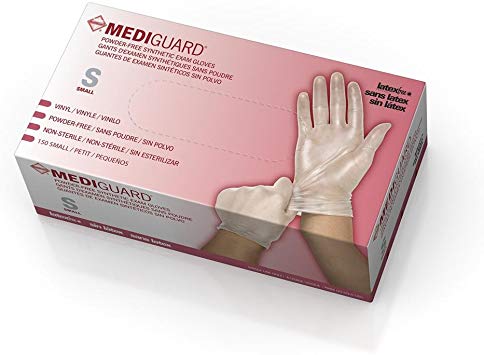 Mediguard Powder-Free Vinyl Exam Glove Beige - XL