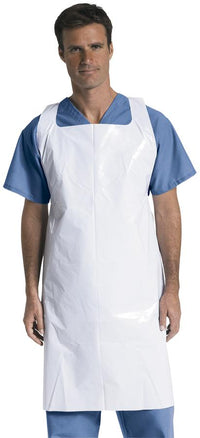 Medline Polyethylene Apron 28" x 48" Bulk Pack