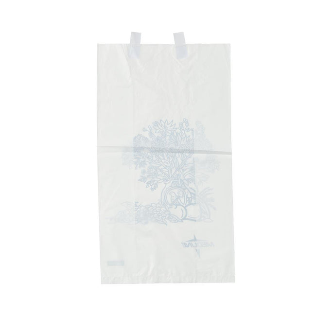 Medline Single-Use Plastic Bedside Bag Plastic 6.5" x 3.5" x 11.8" 2000 cc