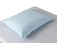 Medline Single-Use Tissue/Poly Pillowcase 21" x 30"  Blue