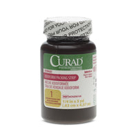 CURAD Sterile 100%-Cotton Iodoform Gauze Strip; 0.25" x 5 yd.