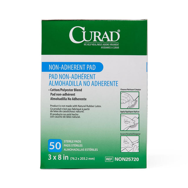 CURAD Telfa Type Non-Adherent Dressing 3" x 8"