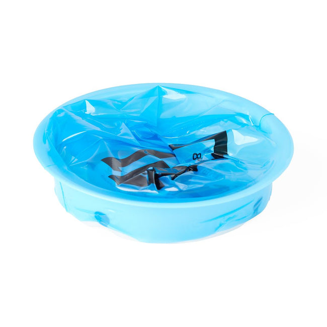 Medline Graduated Emesis Bags with Plastic Ring 1L Blue