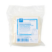 Medline Non-Sterile Triangular Bandage with Safety Pins 36" x 36" x 51"