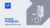 EntraFlo Gravity Feeding Bag Set with ENFit Connector 1L bag