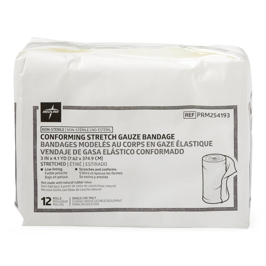 Medline Stretch Conforming Bandage; 3" x 5 yd.