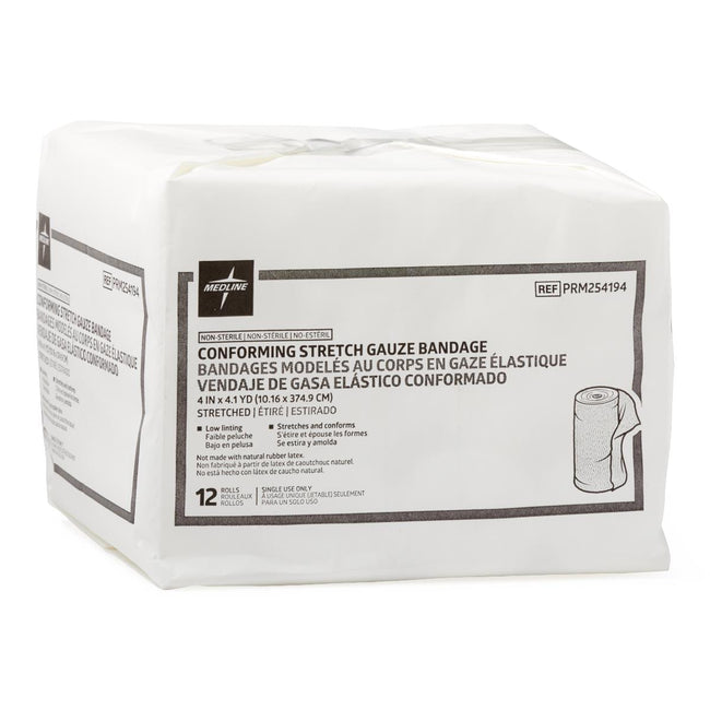 Medline Stretch Conforming Bandage 4" x 5 yd.