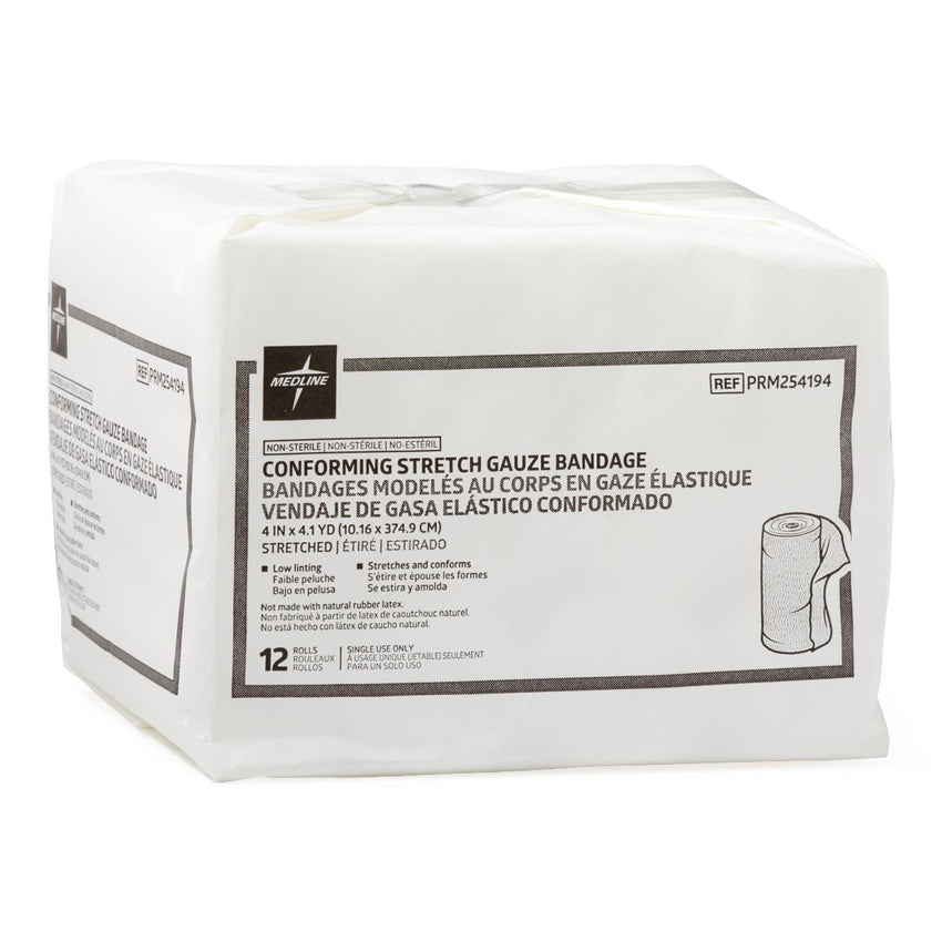 Medline Stretch Conforming Bandage 4" x 5 yd.