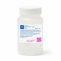 Medline Sodium Chloride Saline Solution for Irrigation with Screw Top 100 mL