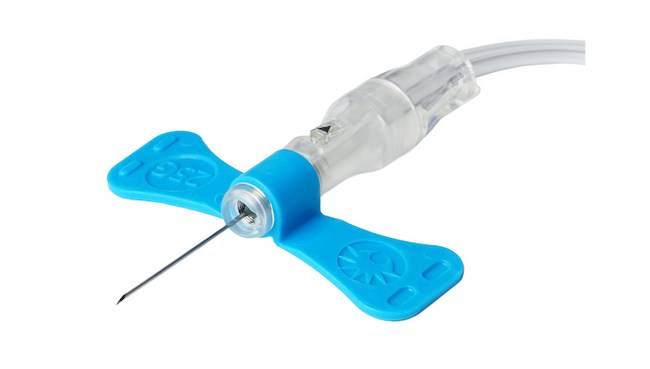 BD Vacutainer UltraTouch Push-Button Blood Collection Set Tubing and Luer Adapter 25G x 3/4" 12"
