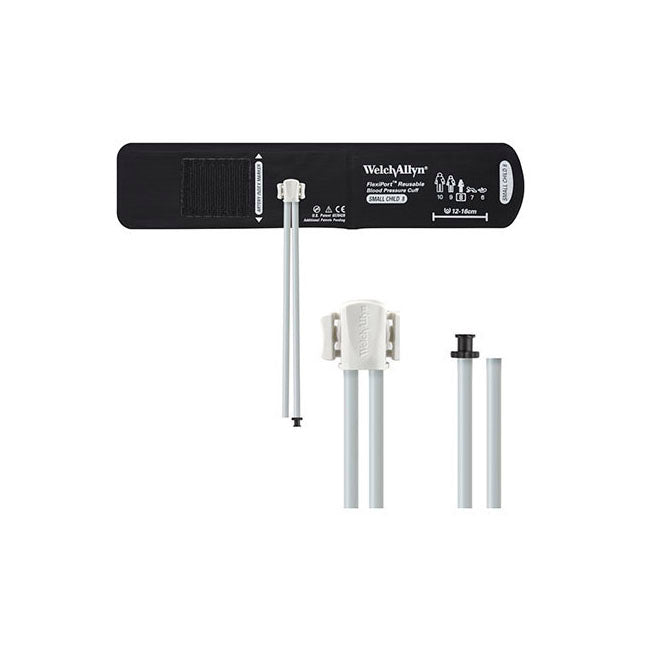 Welch Allyn Flexiport Blood Pressure Cuff, Two Tube, Tri-Purpose Connector