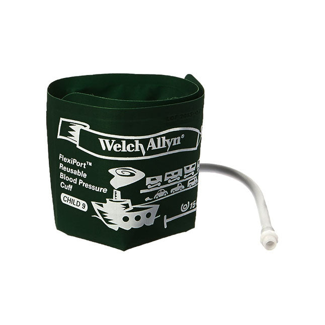 Welch Allyn Flexiport Blood Pressure Cuff, One Tube, Screw Connector