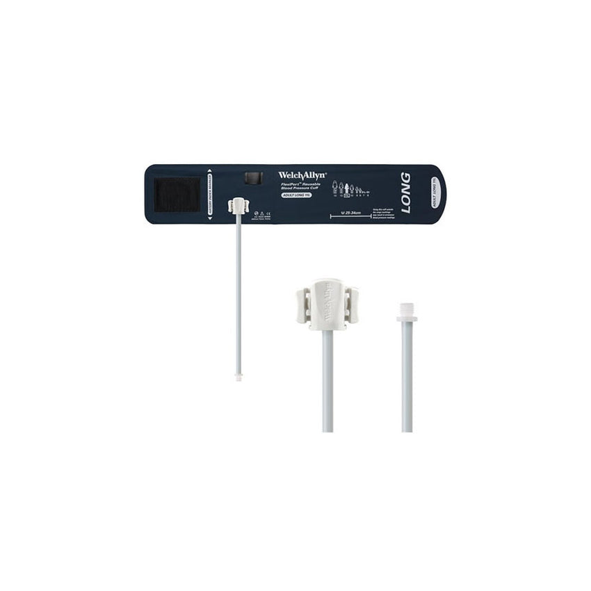 Welch Allyn Flexiport Blood Pressure Cuff, One Tube, Screw Connector
