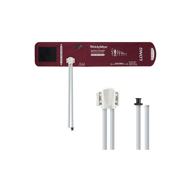 Welch Allyn Flexiport Blood Pressure Cuff, Two Tube, Tri-Purpose Connector